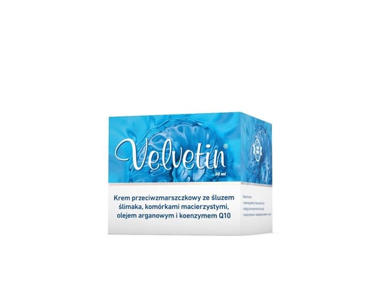 Velvetin, krem przeciwzmarszczkowy ze śluzem ślimaka, 50 ml Velvetin