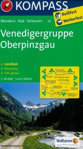 Venedigergruppe - Oberpinzgau. Mapa 1:50 000 Opracowanie zbiorowe