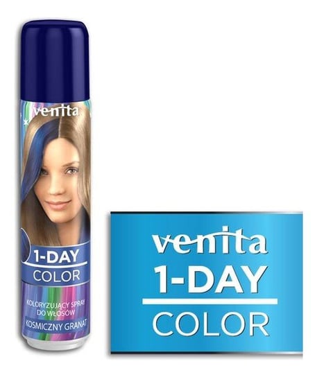 Venita, 1-Day, spray koloryzujący do włosów,, 05 Kosmiczny Granat, 50 ml Venita