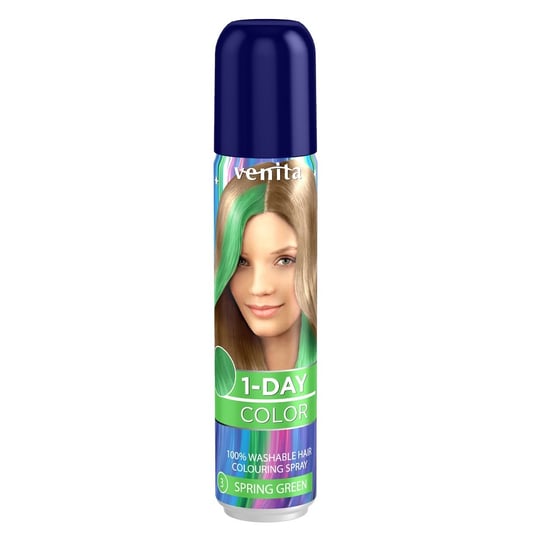 Venita, 1-Day, spray koloryzujący do włosów, 06 Wiosenna Zieleń, 50 ml Venita