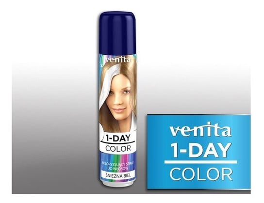 Venita, 1-Day, spray koloryzujący do włosów, 11 Śnieżna Biel, 50 ml Venita