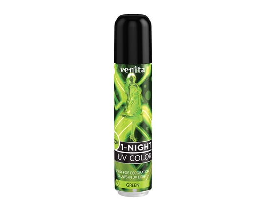 Venita, 1-Night UV Color Neon, spray koloryzujący, 50 ml 3 zielony Venita
