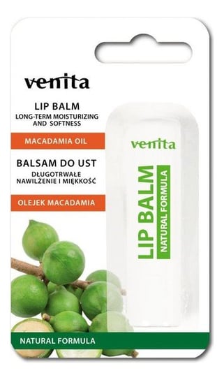 Venita, balsam do ust olejek macadamia, 4 g Venita