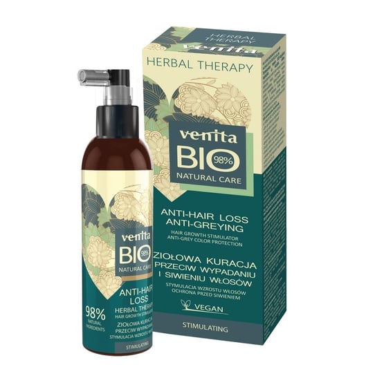 Venita, Bio Natural Care, ziołowa kuracja przeciw wypadaniu i siwieniu włosów, 200 ml Venita