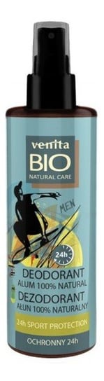 Venita Bio, Vegan, Dezodorant ochronny Men Ałun 100% Natural 24 h, 100 ml Venita