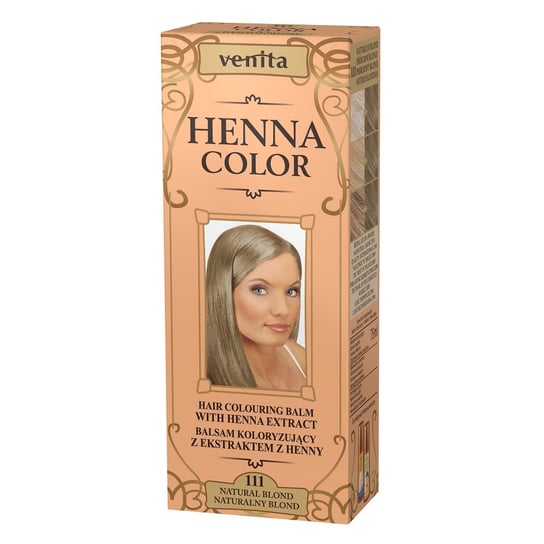 Venita, Henna Color, balsam koloryzujący, 111 Naturalny Blond, 75 ml Venita