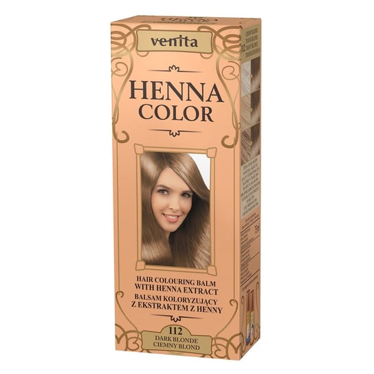 Venita, Henna Color, balsam koloryzujący, 112 Ciemny Blond, 75 ml Venita