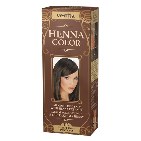 Venita, Henna Color, balsam koloryzujący, 113 Jasny Brąz, 75 ml Venita