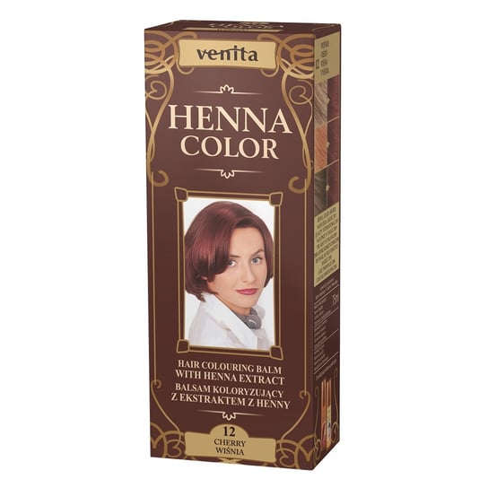 Venita, Henna Color, balsam koloryzujący, 12 Wiśnia, 75 ml Venita
