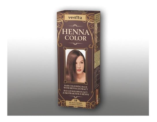 Venita, Henna Color, balsam koloryzujący, 18 Czarna Wiśnia, 75 ml Venita
