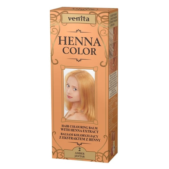 Venita, Henna Color, balsam koloryzujący, 2 Jantar, 75 ml Venita