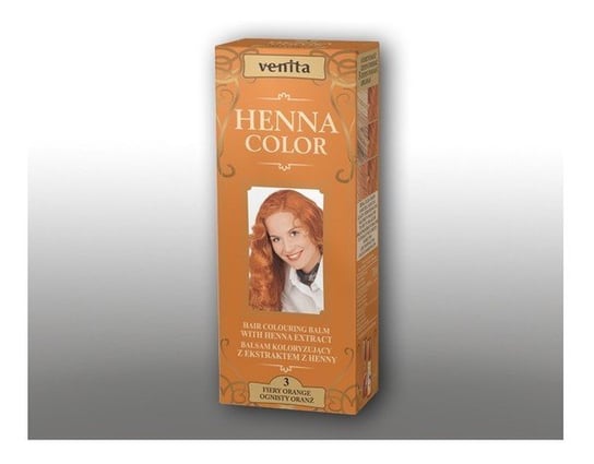 Venita, Henna Color, balsam koloryzujący, 3 Ognisty Oranż, 75 ml Venita