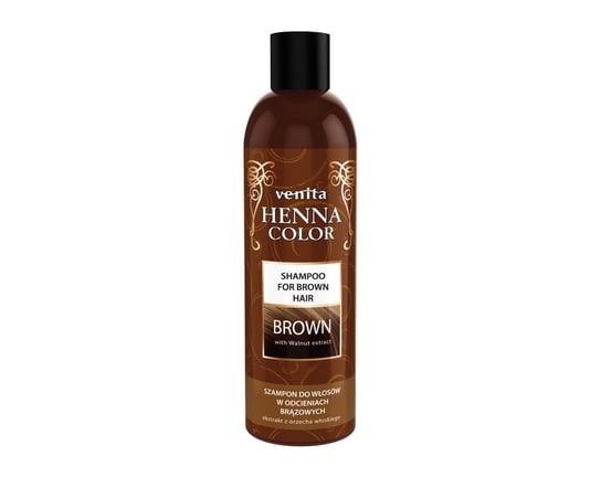 Venita, Henna Color Brown szampon ziołowy do włosów w odcieniach brązowych 250ml Venita
