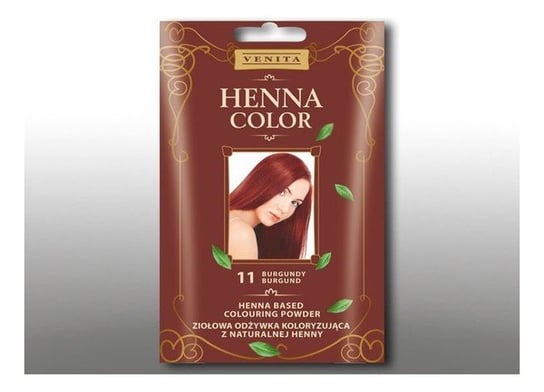 Venita, Henna Color, odżywka koloryzująca, saszetka, 11 Burgund, 30 g Venita