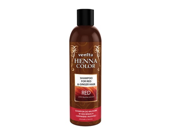 Venita, Henna Color Red szampon ziołowy do włosów w odcieniach czerwieni i rudości 250ml Venita