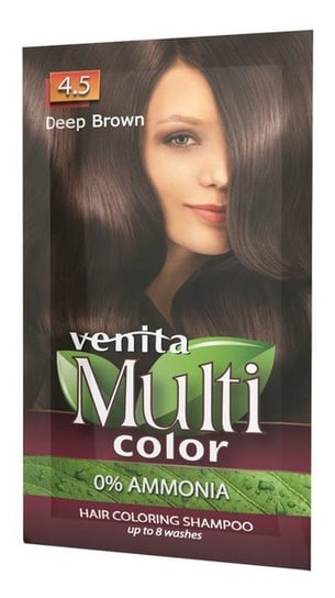 Venita Multi Color, Saszetka Koloryzująca, 4.5 Deep Brown, 40g Venita