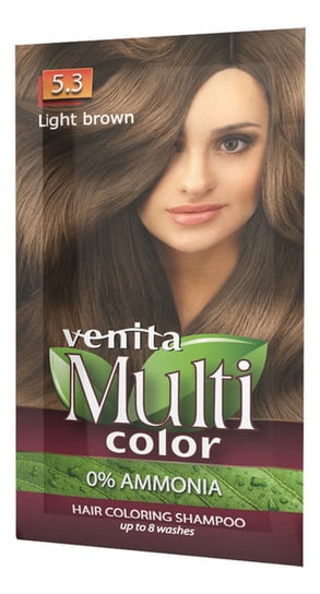 Venita Multi Color, Saszetka Koloryzująca, 5.3 Light Brown, 40g Venita