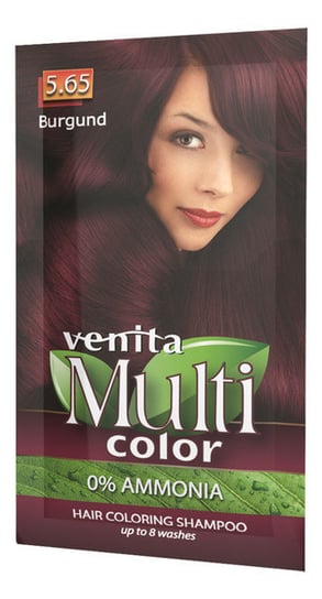 Venita Multi Color, Saszetka Koloryzująca, 5.65 Burgund, 40g Venita