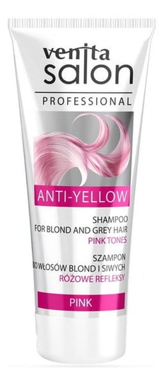Venita Salon, Professional, Szampon rewitalizujący do włosów blond i siwych Pink, 200 ml Venita