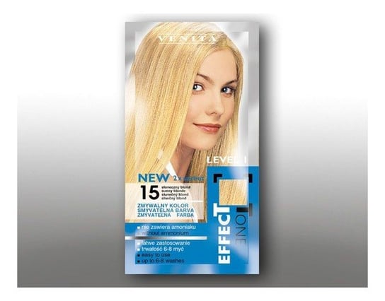 Venita, Tone Effect, szamponetka 15 Słoneczny Blond, 50 ml Venita