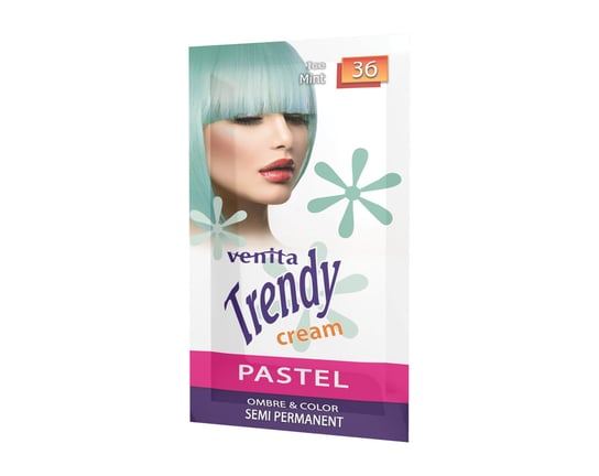 Venita Trendy Cream Ultra Krem koloryzujący 36  Ice Mint 35g Venita