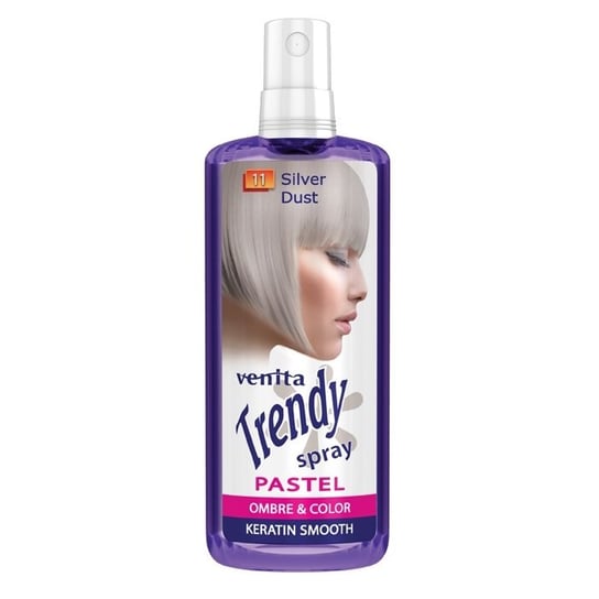 Venita, Trendy Spray Pastel, spray koloryzujący do włosów 11 Silver Dust, 200 ml Venita