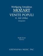 Venite Populi, K. 260 (248a) - Study Score Mozart Wolfgang Amadeus