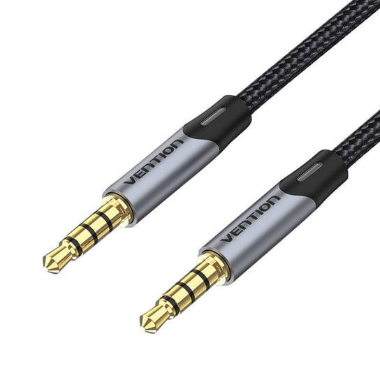 Vention, Kabel Audio Trrs 3,5Mm Męski Do Męskiego Kabla Aux 1M  Baqhf Szary Vention