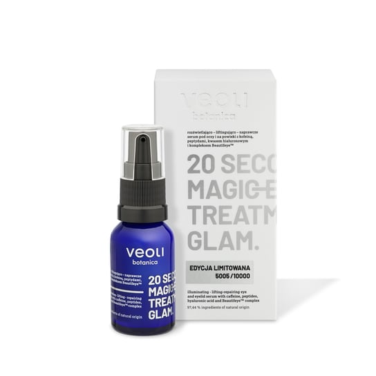 Veoli Botanica, 20 Seconds Magic Eye Treatment Glam, Rozświetlająco – Liftingująco – Naprawcze, Serum Pod Oczy I Na Powieki, 15 Ml VEOLI BOTANICA
