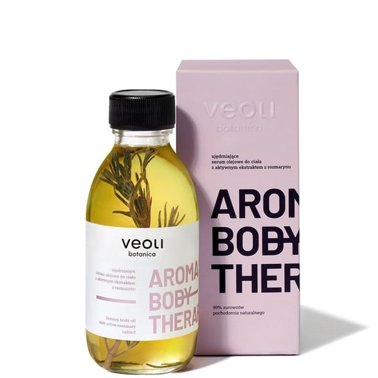 Veoli Botanica, Aroma Body Therapy ujędrniające serum olejowe do ciała z aktywnym ekstraktem z rozmarynu 136g VEOLI BOTANICA