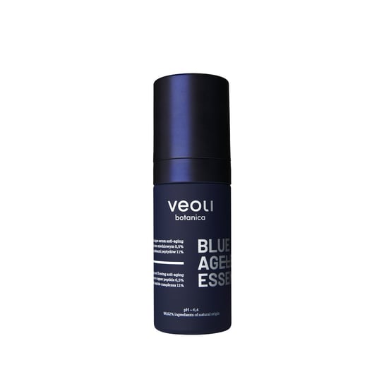 Veoli Botanica, Blue Ageless Essence Wypełniająco-ujędrniające Serum Anti-aging Z Czystym Peptydem Miedziowym 0,5% I Kompleksami Peptydów 11%, 30ml VEOLI BOTANICA