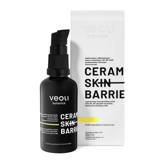 Veoli Botanica, CERAMIDE SKIN BARRIER regenerująco-odbudowujący krem z ceramidami NP, AP i EOP, cholesterolem i kwasami tłuszczowymi, 40 ml VEOLI BOTANICA