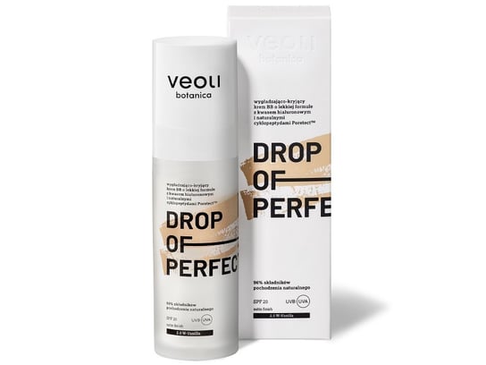 Veoli Botanica, Drop Of Perfection SPF20 wygładzająco-kryjący krem BB o lekkiej formule 2.0 W-Vanilla 30ml VEOLI BOTANICA