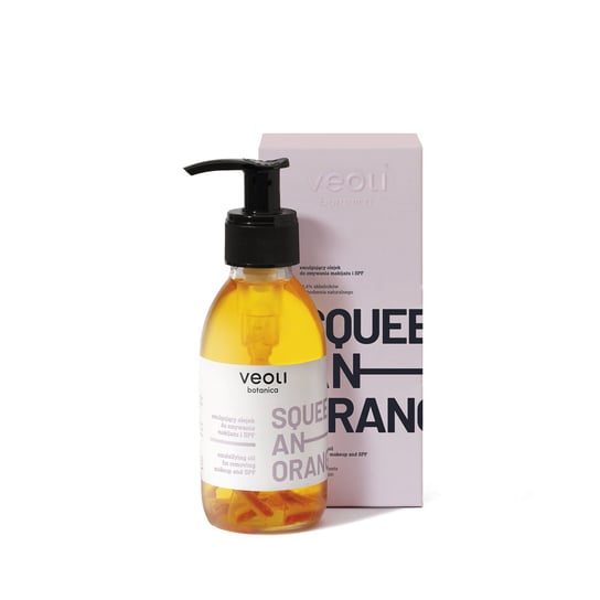 Veoli Botanica, Emulgujący olejek do zmywania makijażu i SPF SQUEEZE AN ORANGE, 132,7 g VEOLI BOTANICA