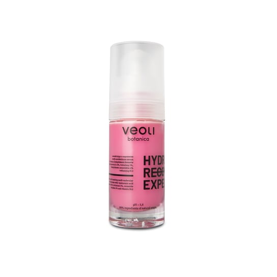 Veoli Botanica, HYDRARECOVERY EXPERT Multi-molekularne serum do twarzy z kompleksem kwasów hialuronowych 15%, trehalozą 3%, kompleksem ceramidów 2% i witaminą B12 VEOLI BOTANICA