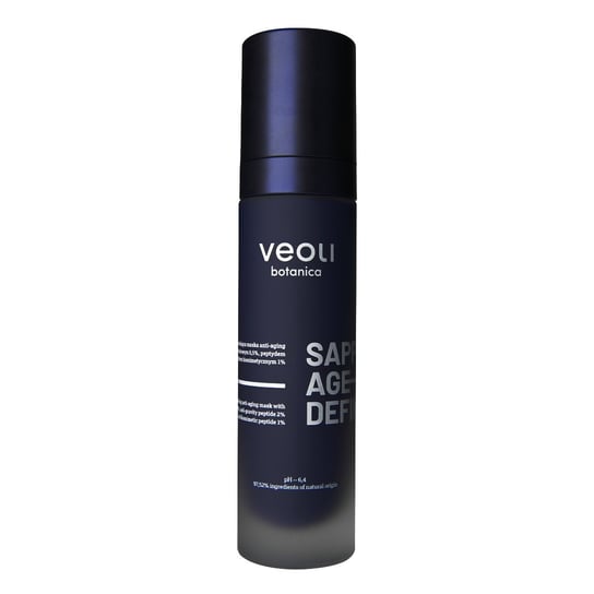 Veoli Botanica, Sapphire Age-definer Liftingująco-remodelująca Maska Anti-aging Z Czystym Peptydem Miedziowym 0,5%, Peptydem Antygrawitacyjnym 2% I Peptydem Biomimetycznym 1%, 50ml VEOLI BOTANICA