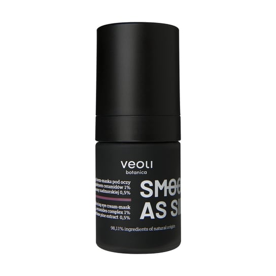 Veoli Botanica, SMOOTH AS SILK naprawczo-ujędrniający krem-maska pod oczy z trehalozą 5%, kompleksem ceramidów 1% i ekstraktem z sosny nadmorskiej 0,5%, 15ml VEOLI BOTANICA