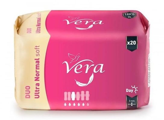 Vera, Duo Ultra, Podpaski Normal Soft. 20 szt. VERA