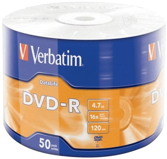 Verbatim DVD-R x16 4,7GB Data s-50 43791 DATALALIFE Inny producent