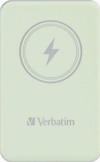 Verbatim Powerbank indukcyjny `n` Go 15W 5000mAh Wireless Magnetic zielony Verbatim