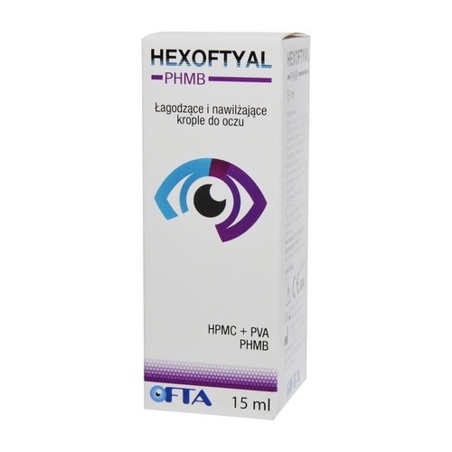 Verco, Hexoftyal PHMB, krople do oczu, 15 ml Verco