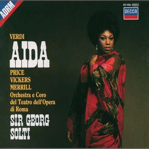 Verdi: Aida / Act 3 - Pur ti riveggo, mia dolce Aida Jon Vickers, Leontyne Price, Orchestra Del Teatro Dell'opera Di Roma, Sir Georg Solti