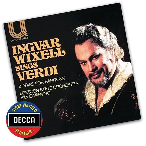 Verdi Arias For Baritone Ingvar Wixell, Staatskapelle Dresden, Silvio Varviso