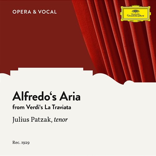 Verdi: La Traviata: Ach, ihres Auges Zauberblick (Alfredo's Aria) Julius Patzak, unknown orchestra, Manfred Gurlitt