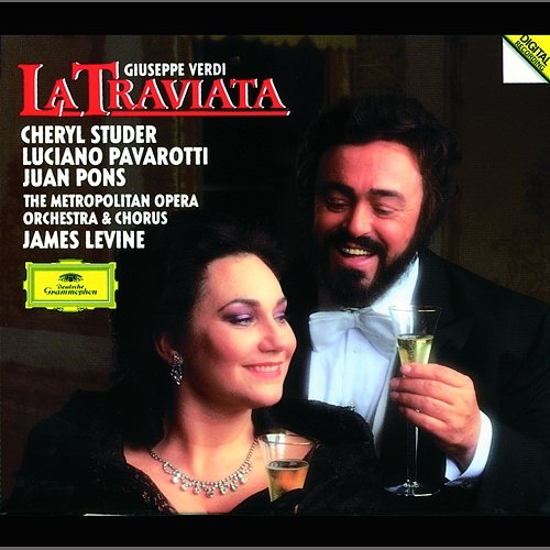 Verdi: La traviata / Act 2 - "Lunge da lei" - "De' miei bollenti spiriti" Luciano Pavarotti, Metropolitan Opera Orchestra, James Levine