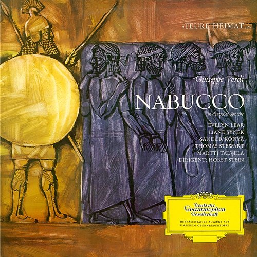 Verdi: Nabucco - Highlights Thomas Stewart, Sándor Kónya, Martti Talvela, Liane Synek, Evelyn Lear, Orchester der Deutschen Oper Berlin, Horst Stein