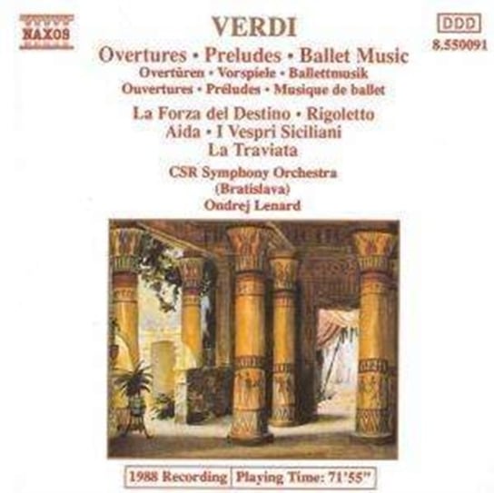 Verdi: Overtures. Preludes. Ballet Music Various Artists