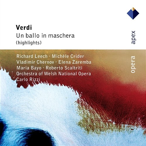Verdi : Un ballo in maschera : Act 2 "Teco io sto" [Riccardo, Amelia] Michèle Crider, Richard Leech, Carlo Rizzi & Orchestra of Welsh National Opera