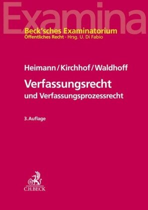 Verfassungsrecht Und Verfassungsprozessrecht - Beck Juristischer Verlag ...