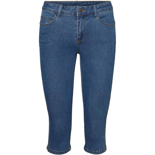 VERO MODA 10225849 Damskie spodnie dżinsowe z krótką nogawką rozm.XS kolor Medium Blue VERO MODA